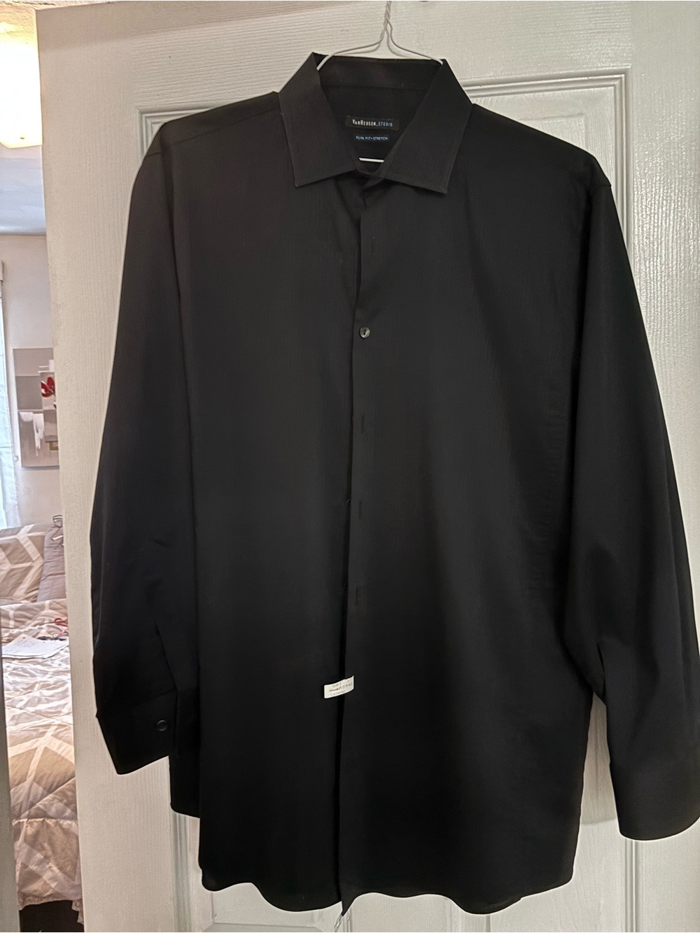 Van Heusen Black Men's Dress Shirt